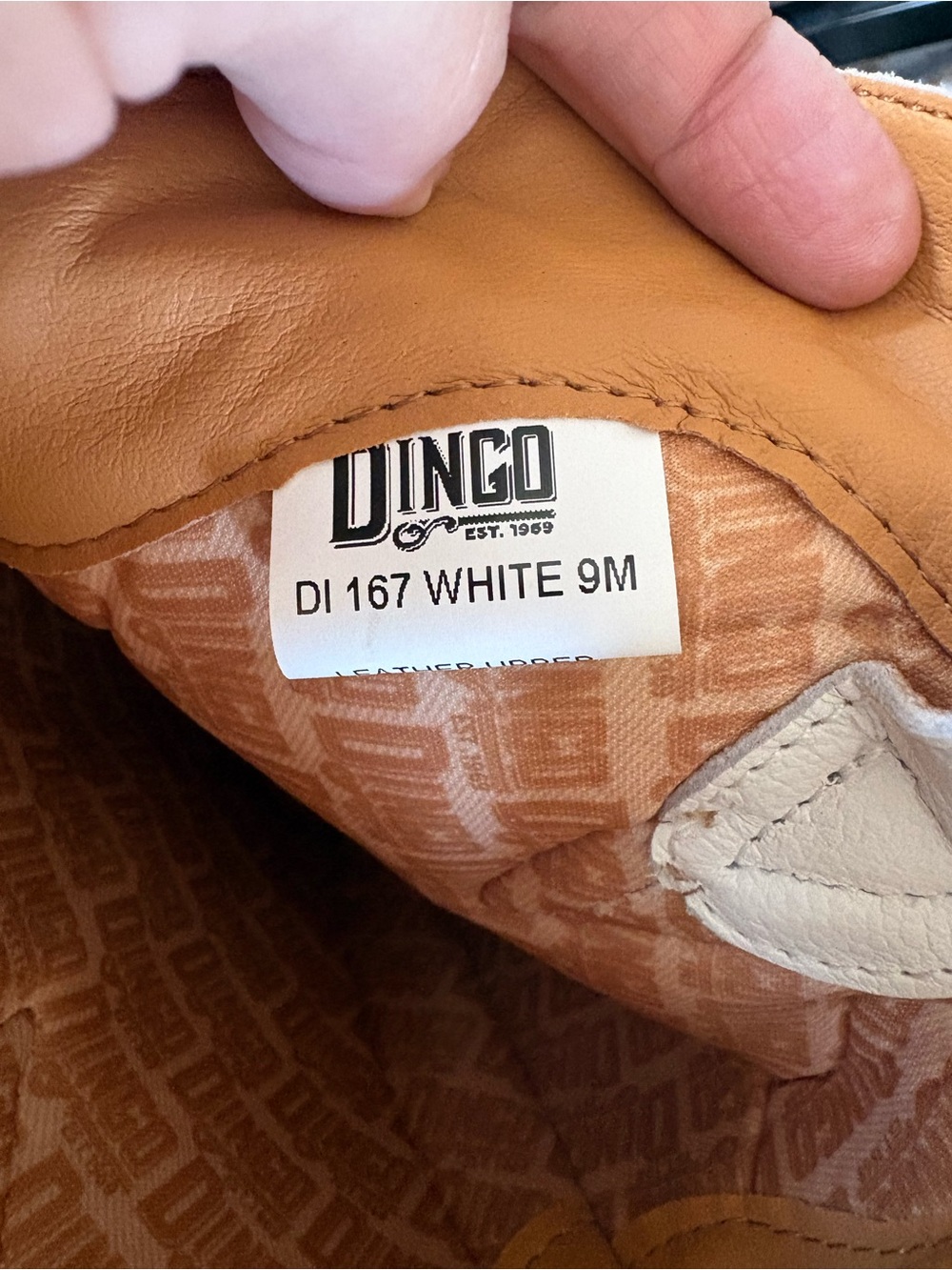 DINGO Women’s Raisin Kane Western White Boots Sz 9 - Picture 14 of 16